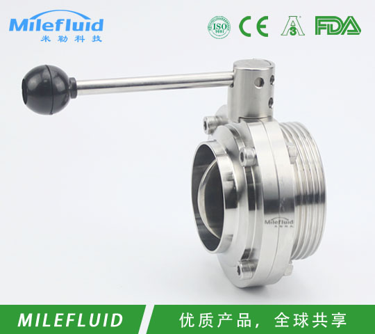 外螺纹焊接蝶阀